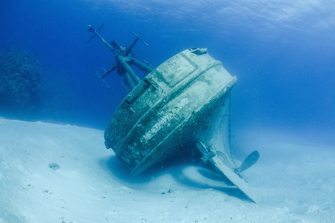 Grand Cayman Kittiwake and Reef Sail - Swimming above the USS Kittiwake