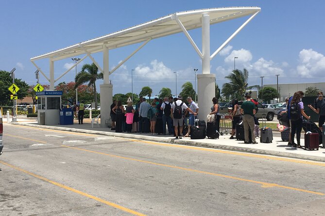Grand Cayman Shared Airport Transfer - Returning to the airport needs more planning
