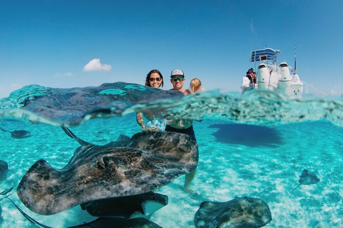 Private Boat Charter Snorkeling Stingray City or Bio Bay - A private Grand Cayman boat, not a fixed group outing