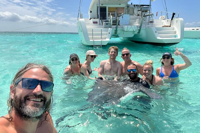 Private Luxury Catamaran Tour to Stingray City and Snorkel - A private boat makes the North Sound feel personal