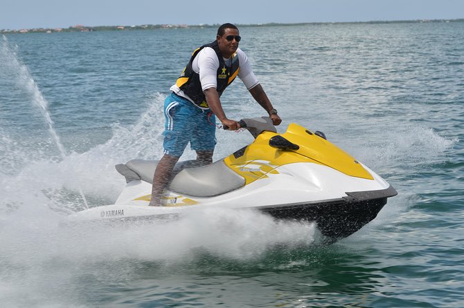 Self-Guided Waverunner Adventure for Single and Double riders - The safety briefing before you ride