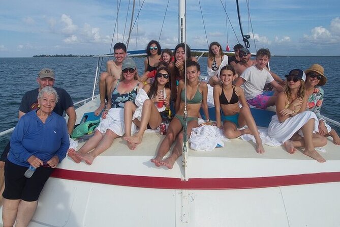 Stingray City Catamaran Sunset Tour - The sunset ride back to George Town
